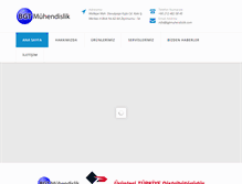 Tablet Screenshot of bgtmuhendislik.com